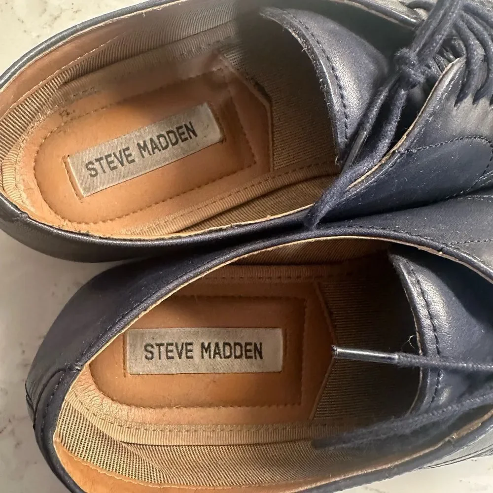 Blue Steve Madden Men’s Dress Shoes